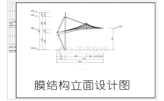 膜結(jié)構(gòu)工程里面設(shè)計(jì)圖